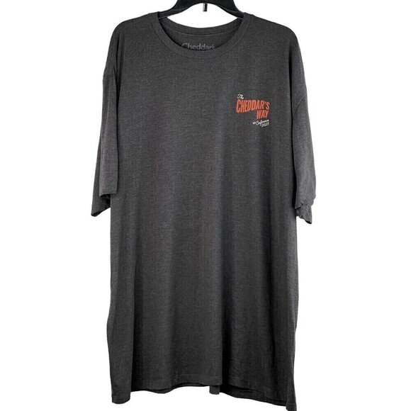 Cheddar's Scratch Kitchen Employee T Shirt Gray Soldiers' Angels Size 3XL - Picture 1 of 7